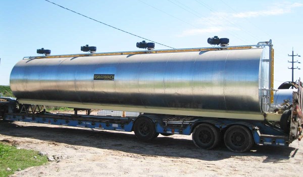 Tanques horizontales con agitadores